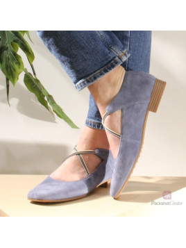 anima vel denim bleu